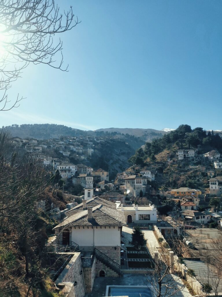 Aussicht über Gjirokastra
