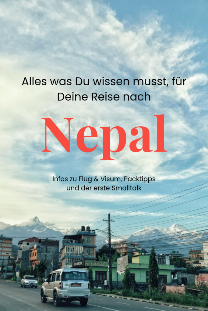 Pinterest Pin Reiseplanung Nepal